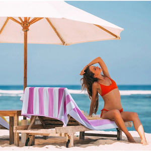 Serviettes de plage en coton de luxe à séchage rapide et anti-sable en gros pour hôtels, complexes hôteliers, clubs de plage, commandes en gros, serviettes de piscine unisexes - Product Image 2
