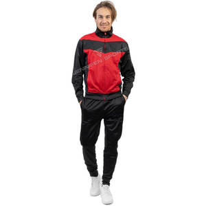 Conjunto de 2 Piezas, Sudadera con Capucha y Pantalones para Hombre, Traje Deportivo Informal de Manga Larga con Bolsillos y Cordón Ajustable, Corte Regular, Forro Polar Transpirable, Traje de Gimnasio - Product Image 2