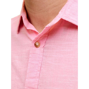 เสื้อเชิ้ตผู้ชายลำลอง-ผ้าฝ้าย 100% เป็นมิตรกับสิ่งแวดล้อม ระบายอากาศได้ดี แห้งเร็ว ติดกระดุมเม็ดเดียว ปกคอพับ แขนยาว ราคา - Product Image 4