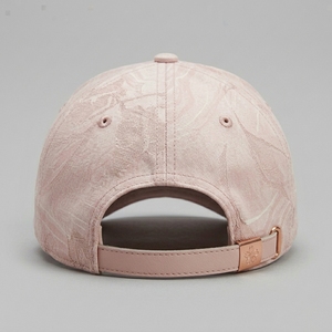 Luxury Pink Floral 6 Panel Structured <b>Baseball</b> <b>Cap</b> 3D Embroidered Cotton Sport Hat Adjustable Wholesale Manufactured Low MOQ - Product Image 6