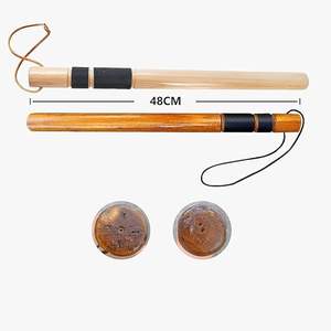 Verificador de Neumáticos de Madera Maciza de 19 Pulgadas, Herramienta de Verificación de Presión de Neumáticos para Camiones, Autobuses y Remolques con Mango de Esponja - Product Image 4