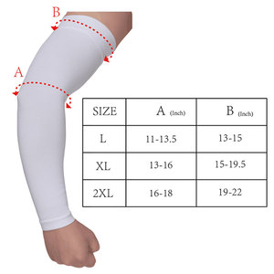 Manchons de compression UV personnalisés pour le sport, unisexe adulte, protection solaire pour la pêche et le cyclisme, respirants, vierges - Product Image 2