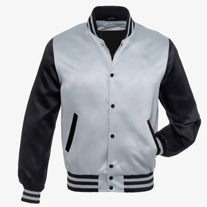 Chaqueta Varsity Casual de Invierno para Hombre, con Logotipo Personalizado en Color, de Secado Rápido y Tejido de Algodón Transpirable - Product Image 2