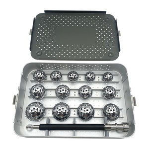 Juego de instrumentos de fresado acetabular Azicon para artroplastia total de cadera, cabezal de fresado esférico, herramienta de mango de conexión rápida - Product Image 1