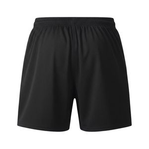 Shorts de sport noirs à fermeture éclair pour hommes, séchage rapide, entraînement, course à pied, vêtements de sport, logo personnalisé, prix d'usine - Product Image 2