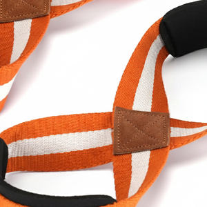 Correas de levantamiento de pesas de alta resistencia con forma de figura 8 para peso muerto, levantamiento de potencia, entrenamiento en gimnasio, correa de entrenamiento con forma de figura 8 - Product Image 3
