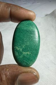 Jade natural verde Paradise Cabochon, colgante de cristal suelto de diseño, gema para la fabricación de joyería curativa - Product Image 2