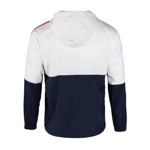 Windbreaker <b>Jacket</b> for <b>Men</b> Featuring Full Zip Flexible Arm Finish Color Mix Panels Lightweight Fabric for Outdoor Activities - Product Image 6