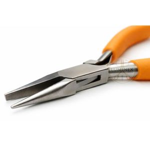 2 1 Flat Nose High Quality Jewelry Pliers Stainless Steel <b>Wire</b> Bending Tool <b>Soft</b> Grip Custom Color CE ISO Manufacturer 1 Year - Product Image 3