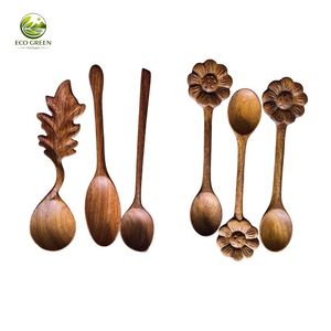 Butterfly Shaped Red Wood Rose Gold Plated Spoon Eco-Friendly Durable Non-Toxic <b>Kids</b> Montessori Sensory Play Educational Toy for - Product Image 5