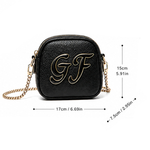 Sac bandoulière mini de créateur en PU avec chaîne métallique, sac à main pour femme, vente en gros - Product Image 5