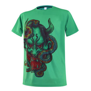 T-shirt de sport personnalisé pour homme en polyester performant avec impression graphique intégrale par sublimation - Product Image 6