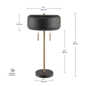 Lámpara de Mesa de Latón Estilo Hotel de Lujo con Detalles de Cristal y Acabado Premium - Product Image 4