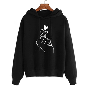 Sudaderas Personalizadas para Mujer con Logotipo Impreso en DTF, Sudadera Holgada de Felpa Rosa Bebé, Estilo Lavado Ácido para Invierno - Product Image 1