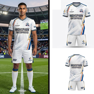 Conjunto de Uniforme de Fútbol Premium, Equipación de Fútbol Personalizada, Jersey y Pantalones Cortos Transpirables de Secado Rápido para Equipos, Entrenamiento y Partidos - Product Image 2