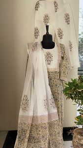 สินค้ามาใหม่ แบรนด์ RN ชุดสัลวาร์ คามีซ ผ้าฝ้ายแท้ พิมพ์ลายสวยงาม ชุดเสื้อ-กางเกง-ผ้าคลุมไหล่ แห้งเร็ว เหมาะสำหรับฤดูร้อนและฤดูใบไม้ผลิ คุณภาพหรูหรา ราคาขายส่ง - Product Image 3