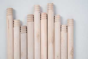 Poignées en bois d'eucalyptus écologiques pour balais et pelles à poussière Outils de jardinage portables - Product Image 6