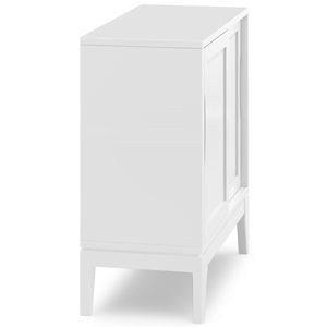 Harper <b>White</b> Low <b>Storage</b> <b>Cabinet</b> for Living Room - Product Image 3