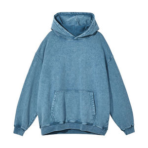 Sweat à capuche femme multicolore délavé à l'acide, 100% coton, molleton 500 grammes, épais, écologique, impression numérique personnalisée, vente en gros - Product Image 2