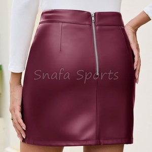 Ensembles de jupes en cuir pour femme, couleur estivale, sexy, vente chaude, qualité supérieure, directement de l'usine - Product Image 2