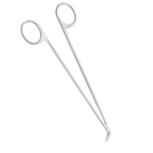 AISLING INTERNATIONAL Ciseaux vasculaires manuels en acier inoxydable de haute qualité certifiés CE, inclinés à 45 degrés, réutilisables pour usage général - Product Image 1
