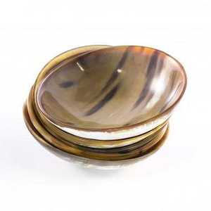 Bol unique en corne de buffle, pièce décorative pour servir, pour table à manger, cuisine, décoration intérieure, fait main, au charme artistique. - Product Image 4