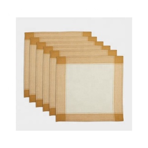 100% serviettes en tissu de cuisine bio décontracté écologique et durable pur coton pour le dîner de mariage Restaurant Hôtel et compagnie aérienne - Product Image 4