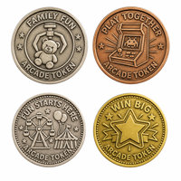 Jetons personnalisés de style antique pour blanchisseries, laveries automobiles et parkings - Laiton durable, logo double face, vente en gros OEM