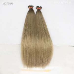 100 Punta de queratina Extensión de cabello humano Extensiones de punta de cabello de queratina Premium hechas a mano - Product Image 1