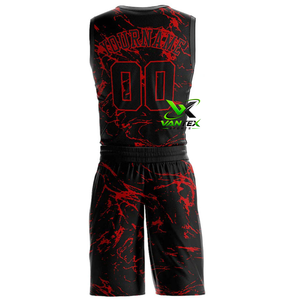Ensemble de maillots de basket-ball écologiques VANTEX SPORTS, noir et blanc, imprimé, respirant, uniforme d'équipe, numéro 00, design personnalisé - Product Image 4