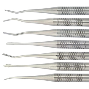 ชุดเครื่องมือถอนฟัน PDL Luxating Elevator 7 ชิ้น ทำจากเหล็กกล้าไร้สนิมขัดเงา สำหรับการผ่าตัดทางทันตกรรมแบบไม่ทำลายฟัน - Product Image 4