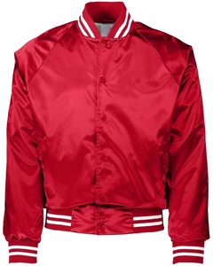 Veste universitaire personnalisée OEM vierge à broder, veste de baseball en soie, veste bomber en satin pour homme, veste unisexe, vêtements grecs - Product Image 5