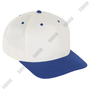 หมวกแก๊ป SIBRIN แบบสั่งทำได้ 6 แผง ปรับขนาดได้ ผ้าทวิลล์สีตัดกัน สไตล์ลำลอง หมวกเบสบอล ปีกแบน สายรัดปรับได้ เหมาะสำหรับกิจกรรมกลางแจ้งและสตรีทแวร์ - Product Image 3