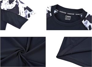 Conjunto de Rashguard de Compresión de Calidad Premium con Protección UV de Secado Rápido y Estampado Personalizado UPF50 220g para Jiu Jitsu BJJ MMA y Ropa de Lucha - Product Image 6