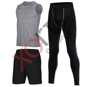 Maillots de compression unisexes, sous-vêtements de sport, leggings de gym MMA, shorts anti-UV, coupe-vent, en maille légère et respirante - Product Image 2
