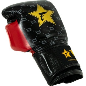 Gants de boxe Fairtex X Booster en cuir de vache véritable, professionnels pour MMA et kickboxing, avec poignées, logo personnalisé et fermeture auto-agrippante. - Product Image 5