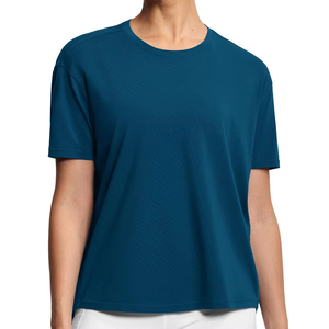 Camiseta de Yoga para Mujer, Superventas, Tejido Elástico Premium, Ajuste Atlético, Marca Privada, Venta al Por Mayor - Product Image 1