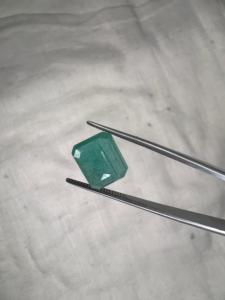 Émeraude naturelle zambienne de 4,36 ct, taille octogonale, pierre précieuse verte lâche, émeraude de qualité supérieure pour la joaillerie fine, fournisseur en gros - Product Image 3