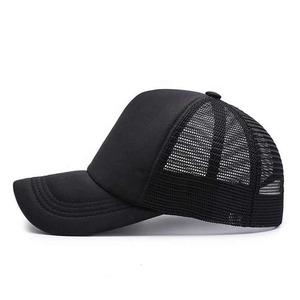 หมวกตาข่ายสีดำแบบ Trucker 6 แผง ปรับได้ ใส่ได้ทั้งชายหญิง สไตล์ลำลอง สำหรับฤดูใบไม้ผลิและฤดูร้อน ระบายอากาศได้ดี เหมาะสำหรับกิจกรรมกลางแจ้ง รุ่นผู้ใหญ่ ปี 2027 - Product Image 3