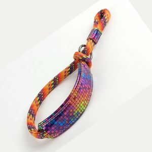 Resistance Band Nylon Fitness Training Wrist <b>Strap</b> Non-Slip <b>Adjustable</b> All Seasons Colorful Gradient Design Durable Wrist <b>Strap</b> - Product Image 6