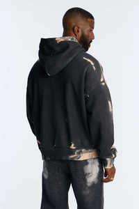 Sudadera con capucha de forro polar para hombre, estilo premium, de invierno, con cremallera de cuarto, diseño vintage, bolsillo bordado, color único, la mejor moda urbana. - Product Image 3