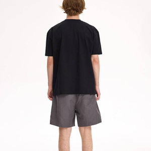 Camiseta de algodón 100% para hombre, de color sólido, corte holgado, manga corta, unisex, transpirable, cómoda. - Product Image 2