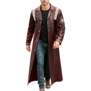 Chaqueta de Cuero para Hombre de la Mejor Calidad, Chaqueta de Cuero Genuino Premium, Color Único, Marca Personalizada, Suministro de Fábrica ODM - Product Image 1