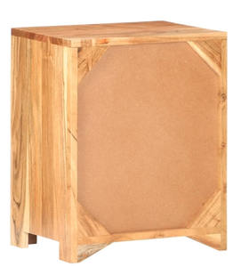 Mesa de Noche Plegable de Madera Maciza con Cajón, Moderna, para Dormitorio, Almacenamiento, Decoración del Hogar, Uso en Hospitales, Entrada, Comedor - Product Image 3