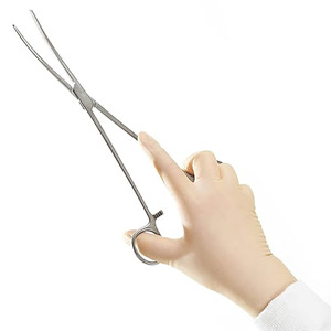Pinces manuelles droites et courbées à trois verrous en acier inoxydable, sur mesure, nouveau design, classe I, instruments chirurgicaux à durée de vie de 3 ans - Product Image 2