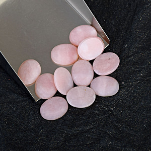 Opale rose naturelle, cabochon plat, pierre polie, pour la fabrication de bijoux, vente en gros, fabricant indien, haute qualité - Product Image 4