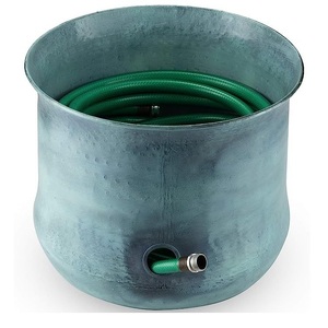 Nouveauté : Pots à tuyaux d'arrosage de qualité supérieure, forme personnalisable, avec couvercles, design minimaliste et élégant, en métal. - Product Image 4