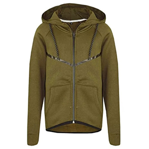 Survêtement d'hiver pour homme, léger, respirant, polyester/coton, décontracté, élégant, imprimé personnalisé, uni, de haute qualité, pour la course à pied - Product Image 3