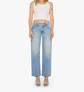 Jeans en denim décontractés pour femmes de qualité supérieure, 100% coton, respirants, écologiques, prix de gros bas - Product Image 3