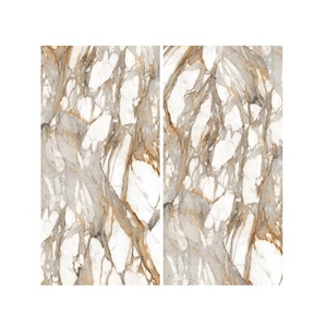 Carreaux de porcelaine naturels exotiques modernes 1600*3200*12mm dalles murales vitrées polies pour fond de vie carreaux de sol finition brillante - Product Image 2